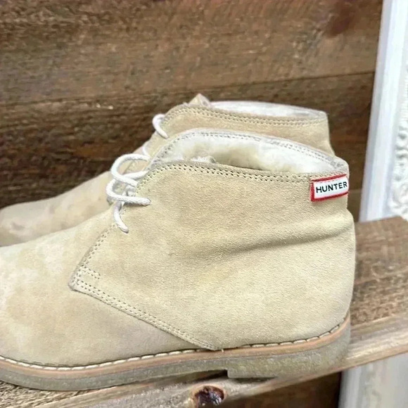 HUNTER Chukka Desert Suede lace up boots size 39/8.5 - Picture 6 of 11
